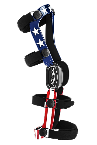 DonJoy Defiance Color Option - Stars and Stripes Gloss